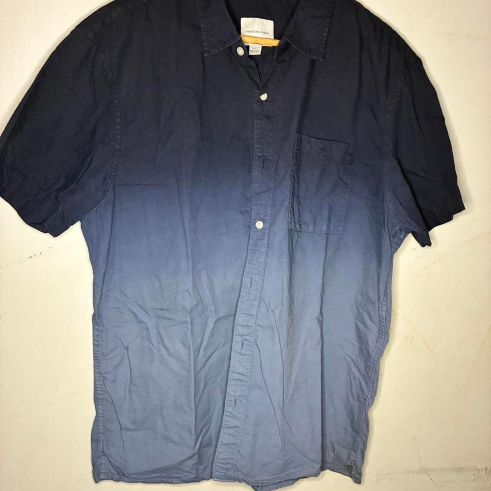 American Eagle Outfitters Men's XL Short Sleeve Button Down Shirt